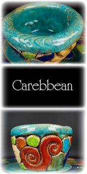 Keramiknapf L Caribbean